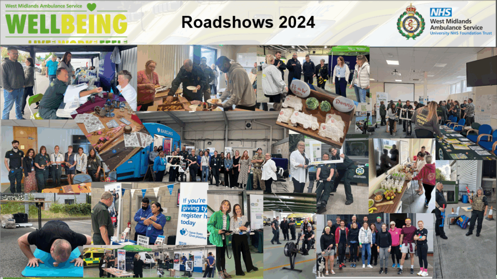collage of pictures from roadshows 2024