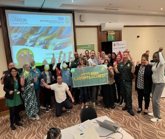 Staff pictured at the national network day