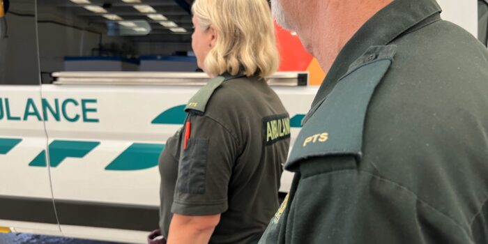 Non-Emergency patient transport service person