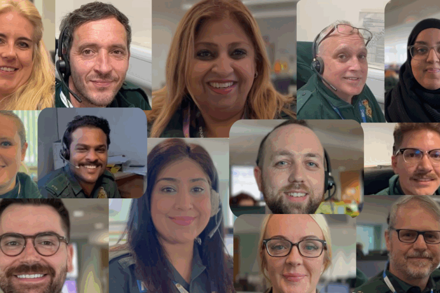 Collage of the different people who work within our control rooms.